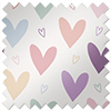 Pastel Hearts, Multi - Roller Blind